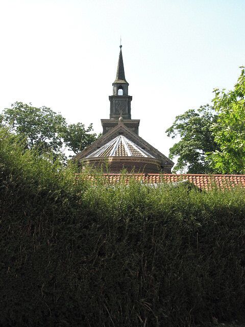 View towards All Saints church From the Old Reepham Road, now a cul-de-sac.