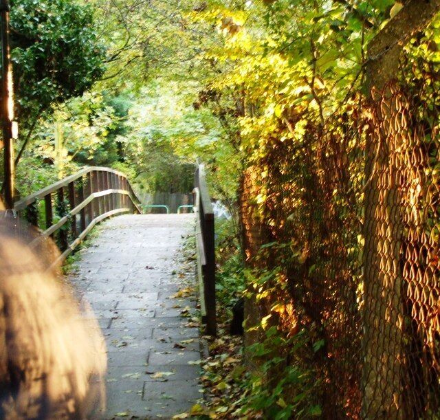 Bridge over the River Brent This was the film that David Lean didn't make, made of concrete and wood crossing the ditch that is the Brent.