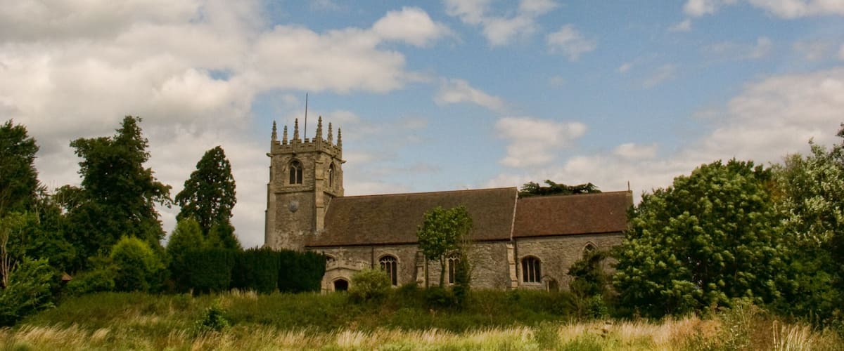 The Church of St Michael and All Angels, Averham, Nottinghamshire in England.
