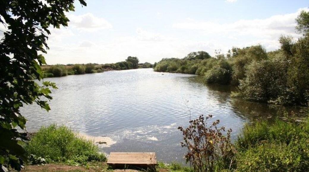 River Trent Looking south from Averham churchyard