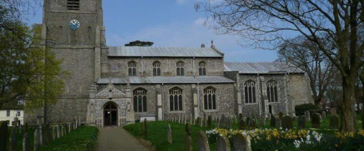 Church All Saints Church at Mattishall, Norfolk