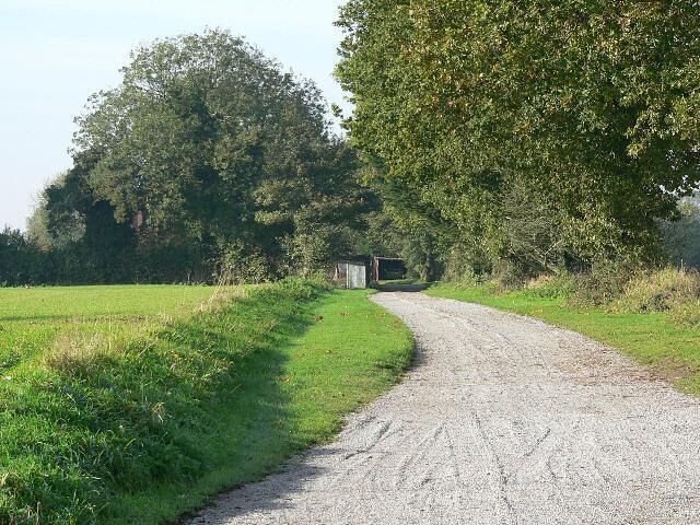 The Drive To Old Moor Farm Between Mattishall and Etling Green.