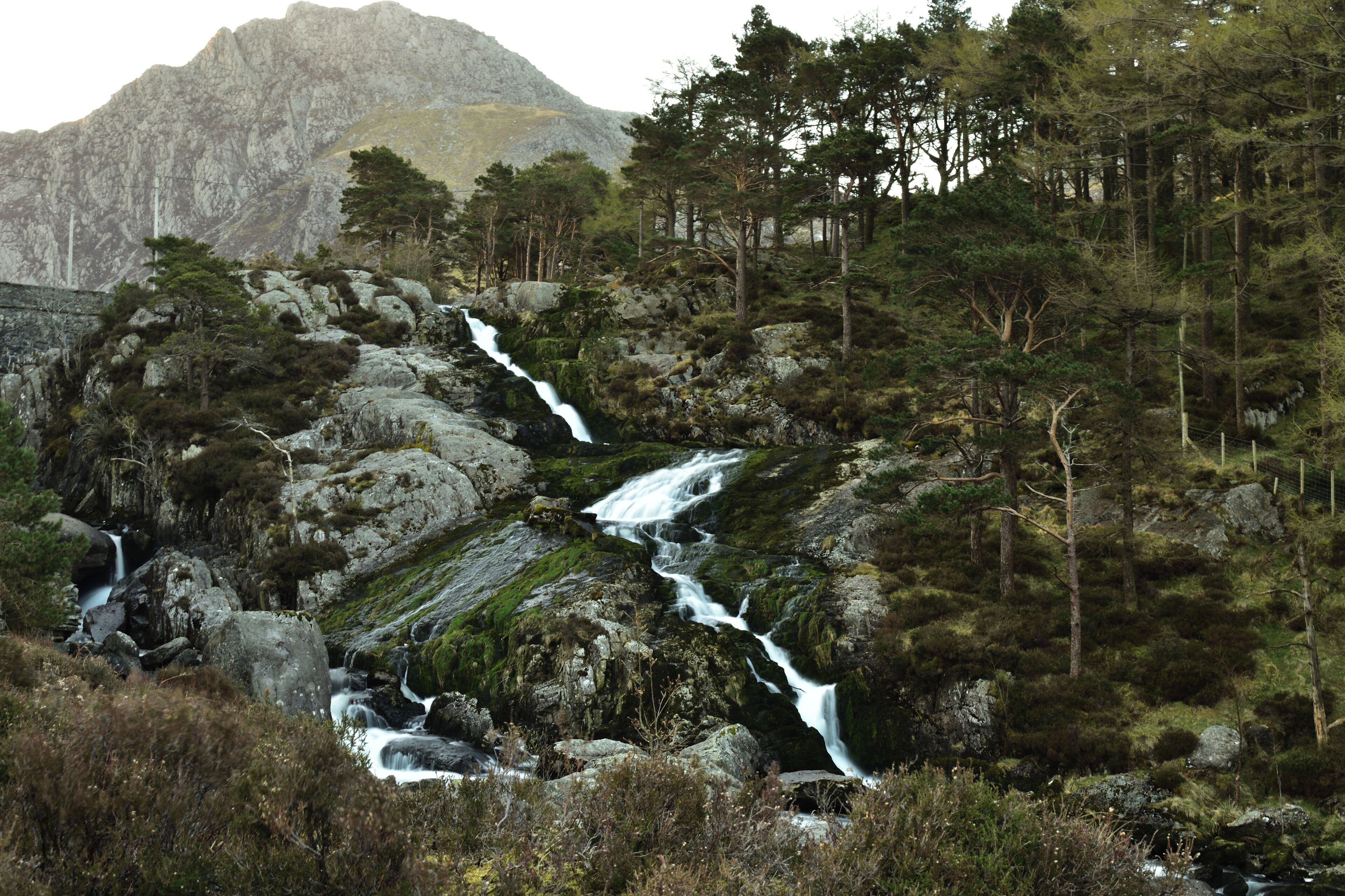 These water falls are right next to the road opposite Llyn Ogwen lake.. I'm not that happy with this image but this was my first ever photo taken on my DSLR.. just for that reason I love it.. 