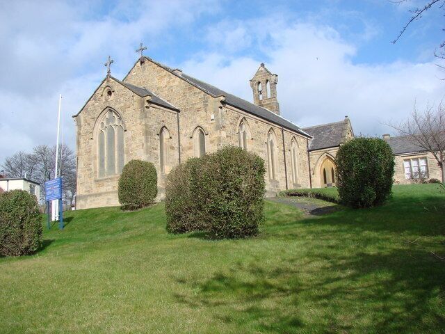 Parish Church of the Holy Saviour, Scotswood Road, Sugley (Lemington), Newcastle upon Tyne, seen from the south