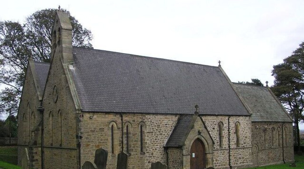 Parish church of St Mary the Virgin, Cockfield, County Durham, seen from the southwest