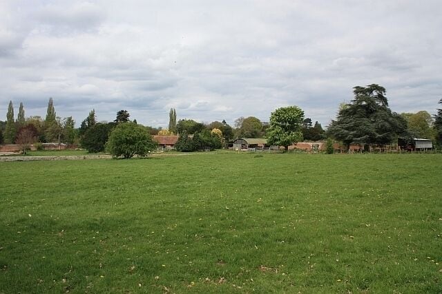 Grounds of Canon Frome Court Walled gardens and outbuildings of the old georgian mansion. Now part of a "community farm" run by several families working in co-operation.