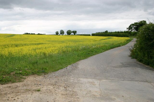 Farm track near Chalk Croft farm Farm track near Chalk Croft farm