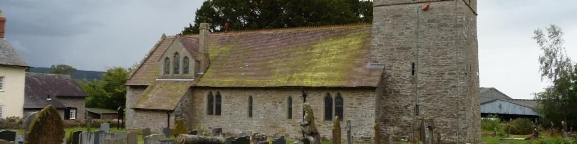 All Saints' parish church, Norbury, Shropshire, seen from the north