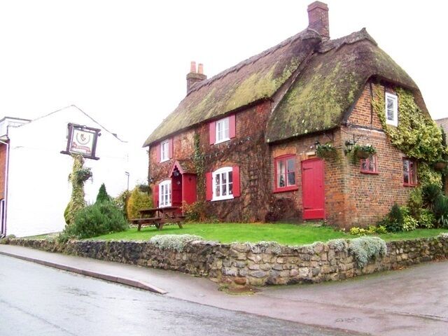 The Horseshoe Inn, Mildenhall The brick built early 19th century house was a private dwelling before it became a public house.