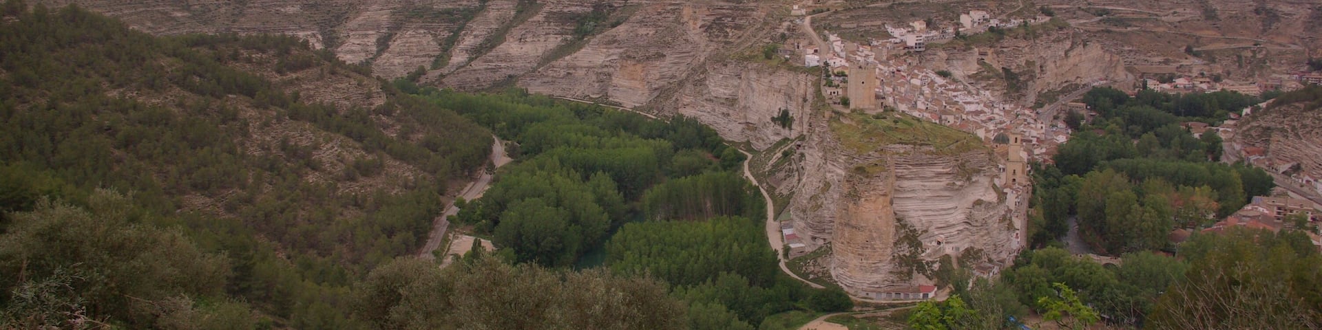 vista de alcalá del júcar 2 desde casas del cerro