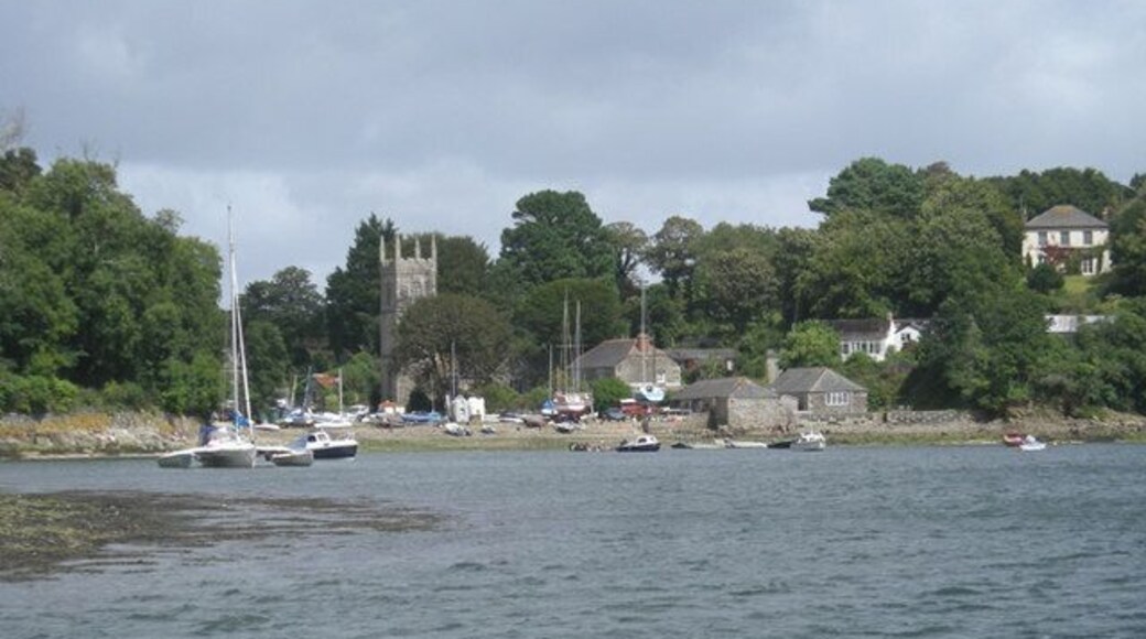 St Anthony-in-Meneage from across the creek