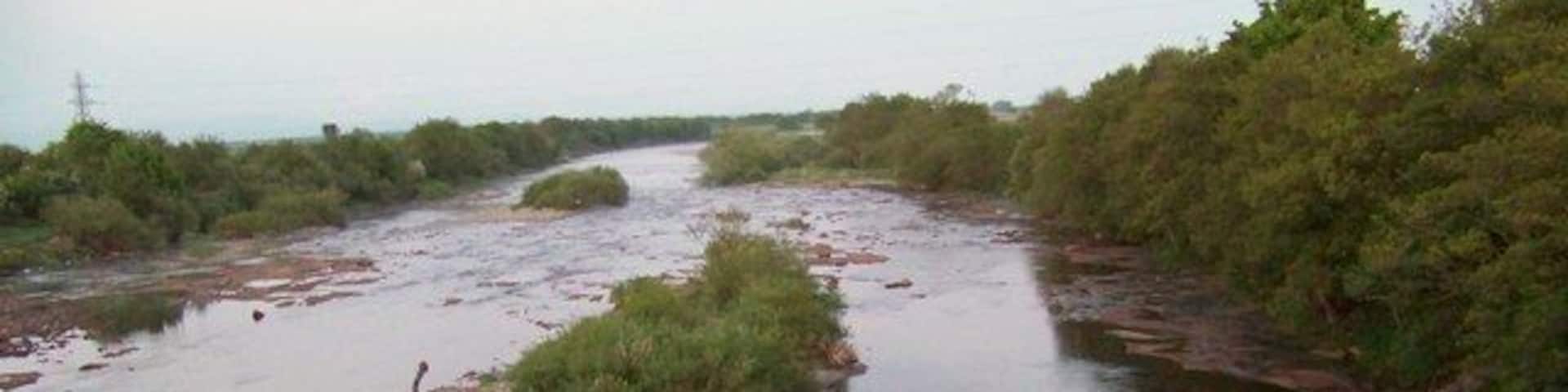 River Esk, Longtown Taken from the road A7 road bridge.