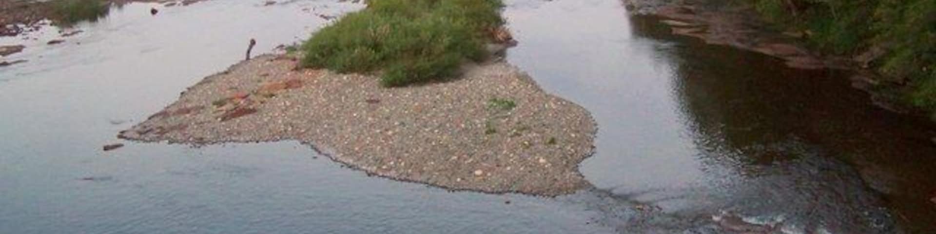 River Esk, Longtown Taken from the road A7 road bridge.