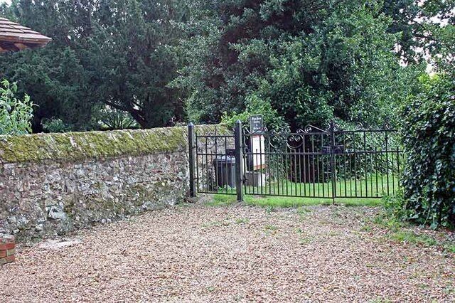Gateway next All Saints Church, Hilgay, Norfolk