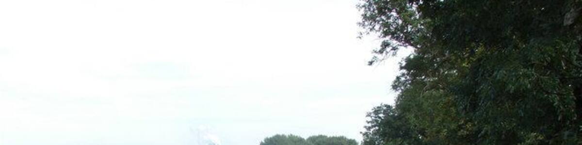 Sandy Lane, Hilgay View east: The Wissington sugarbeet factory can be seen on the horizon