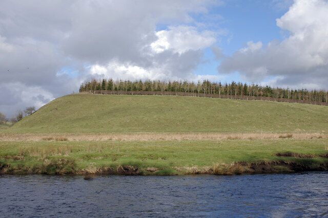 Castle Hill Looking across the Ribble from the end of Deep Dale