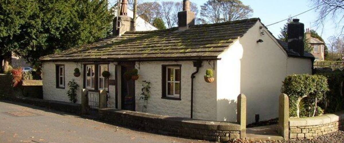 Cottage, The Green, Hellifield A 'low-decker' cottage such as one finds to the south of Bradford, originally built for quarry mine or ironworks workers.