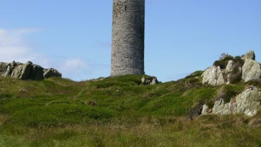 The Herring Tower on Langness Isle of Man The Herring Tower was built as a shipping marker in 1811. The tower is located on the Langness Peninsula, 2 Km south east of Castletown.