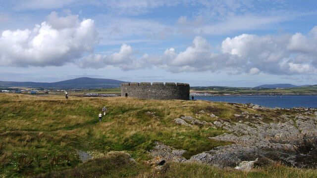Derby Fort and beyond A panorama taken on St Michaels Island.
