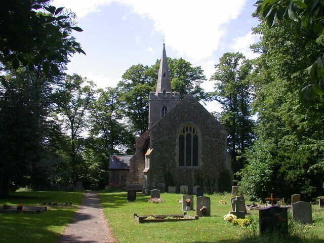 St Mary's parish church, Hardwick, Cambridgeshire, seen from the east