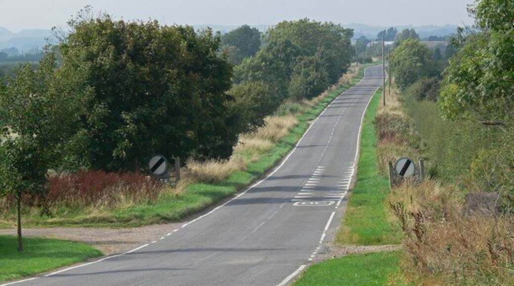 A view along Colston Lane Near Harby in Leicestershire.