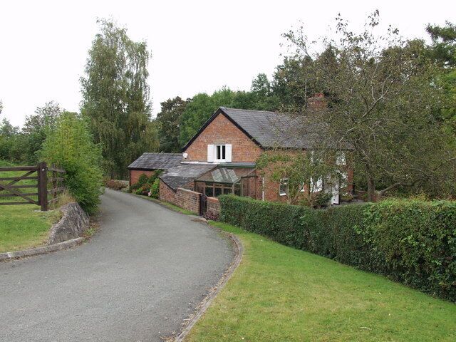Station House Arddleen The GWR Oswestry to Welshpool railway used to run through here. The track has long gone but the platform and the station house are still here.