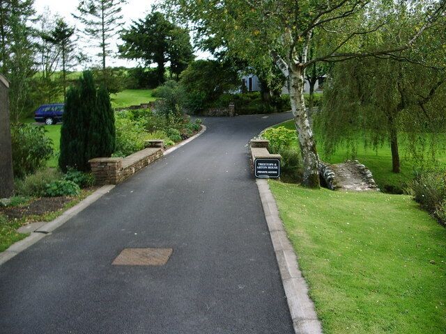 Old and the new Two bridges over Black Beck, to the right the old footbridge, to the left the new vehicular bridge