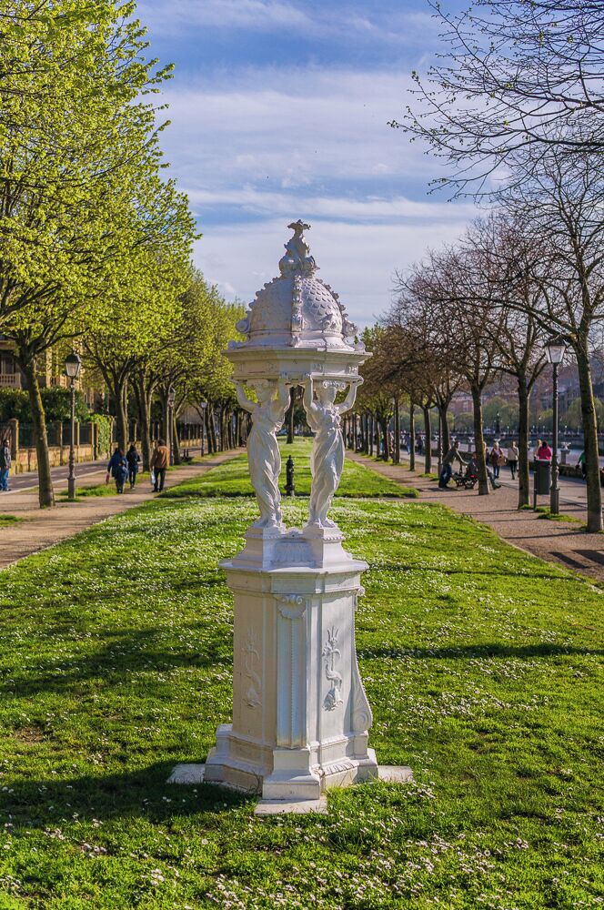 Statue in San Sebastian, north Spain