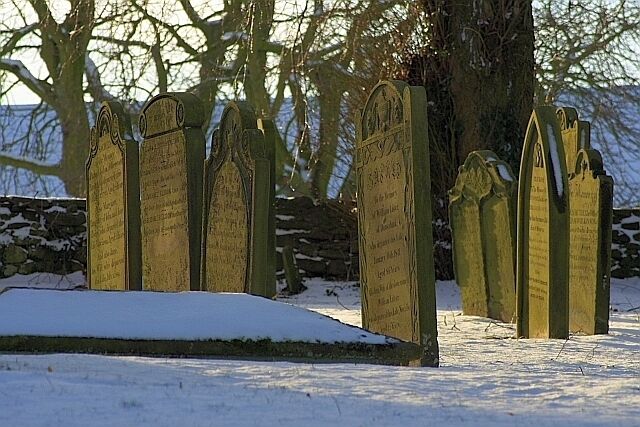 Gravestones, Kirby Hill Church