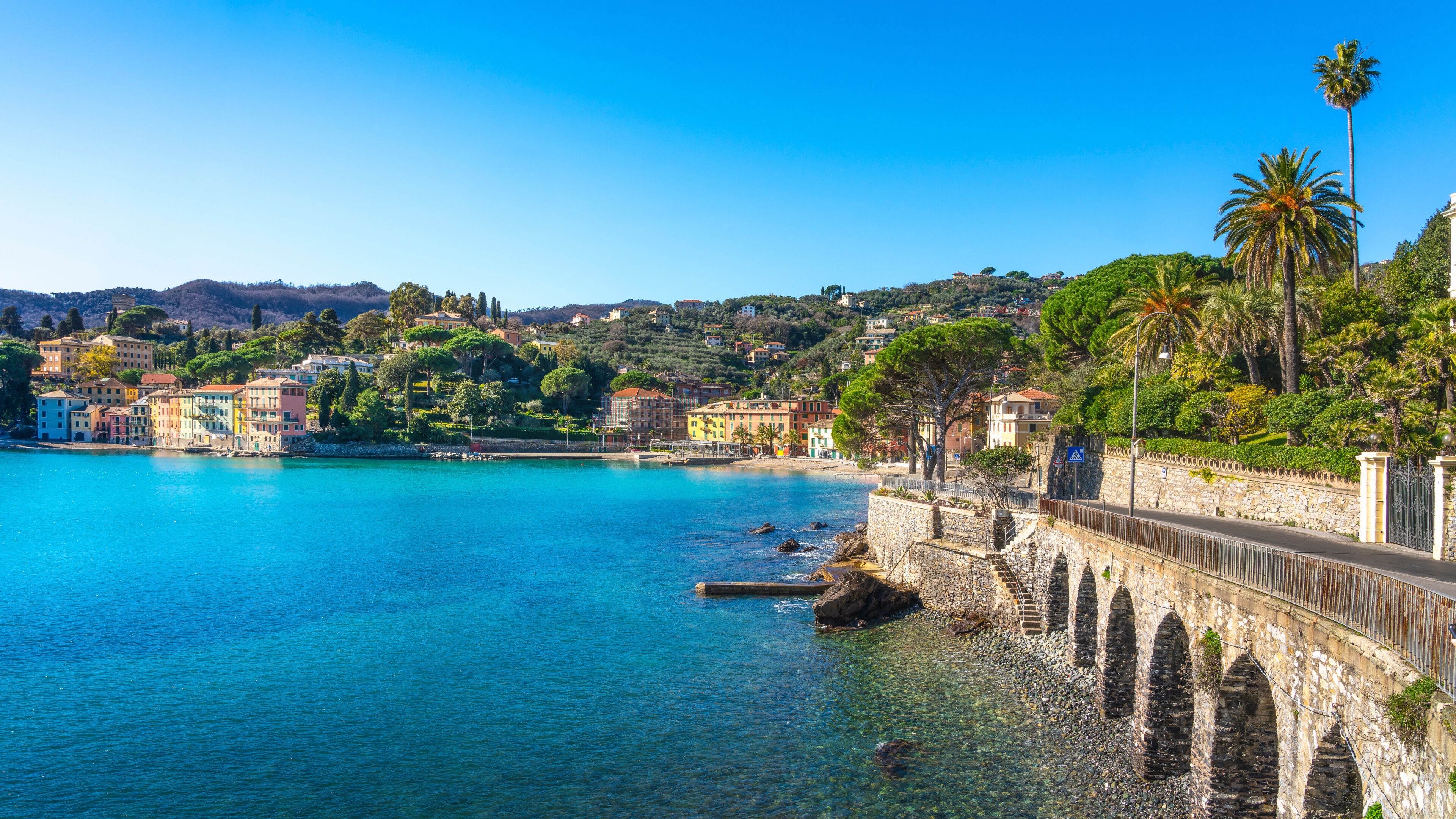 Trelo Bay in San Michele di Pagana, Rapallo, Italy