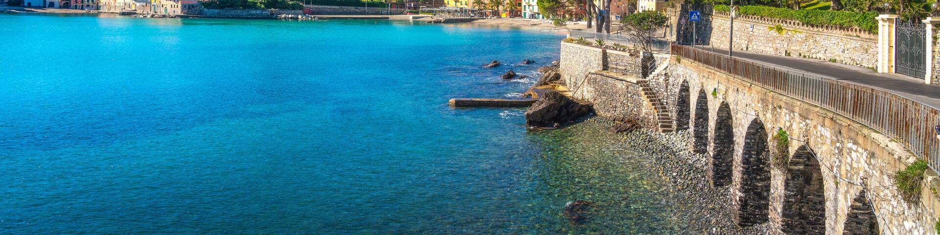 Trelo Bay in San Michele di Pagana, Rapallo, Italy