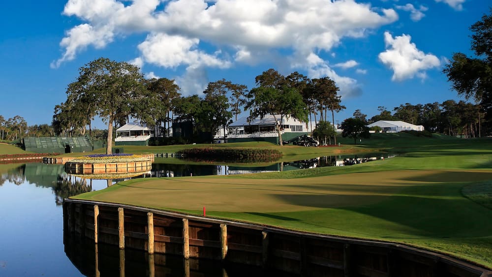 hole 17, tpc Sawgrass golf course, Ponte Vedra, Florida