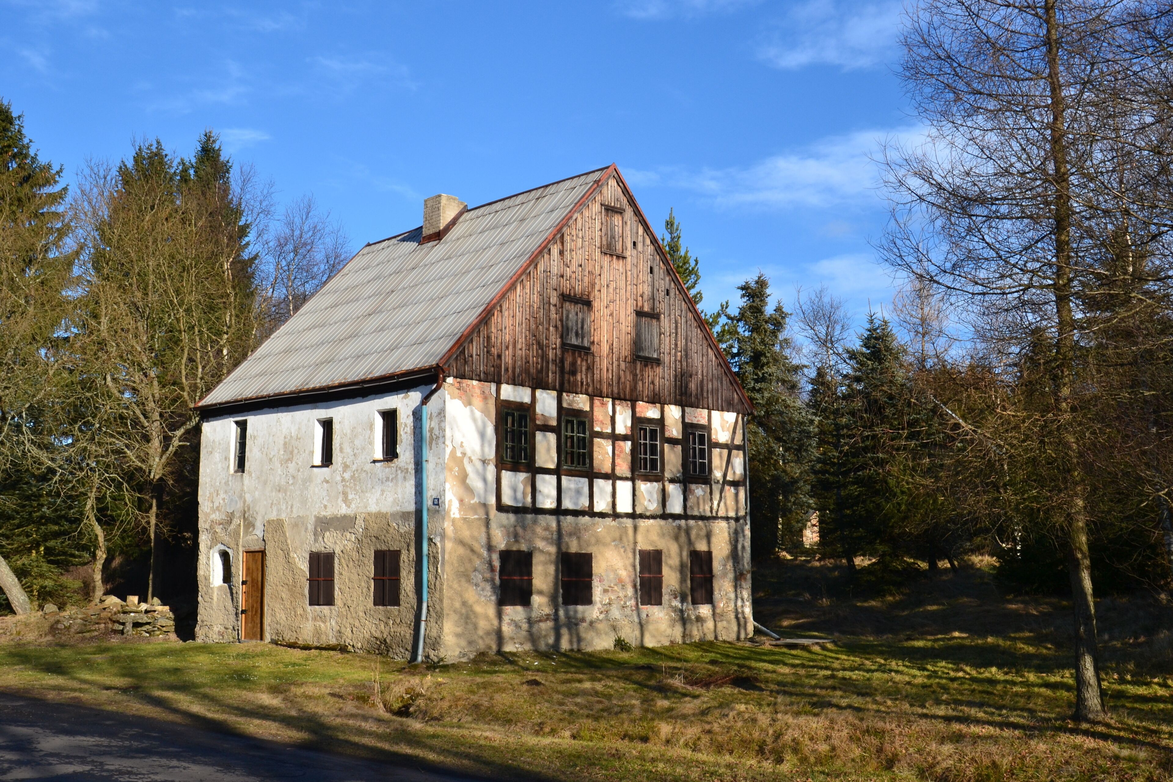 Jediný dochovaný dům
