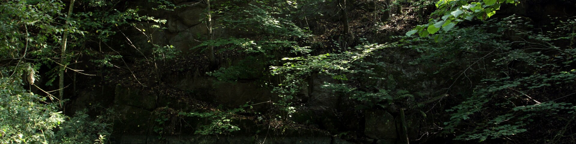 Natural monument Mutěnínský lom near Mutěnín village in Domažlice District, Czech Republic