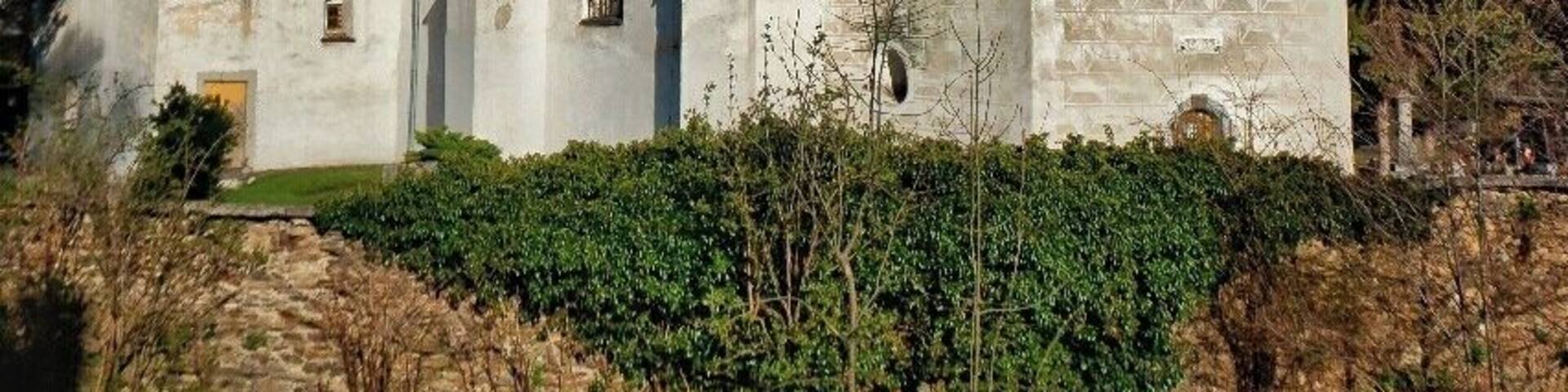 April 2011
Church of the Assumption of Our Lady, Brantice, Czech republic
This medieval church can be found in the little village of Brantice under the Jeseníky mountains in North Moravia. It was built in the 14th century and its current Rennaisance look is from 1592 and is easily distinguished by the delicate sgrafitto facade of the tower.