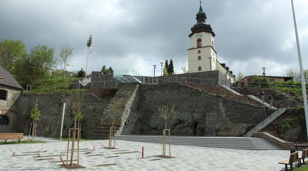 Town Hranice in Cheb district, Czech Republic