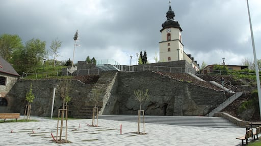 Town Hranice in Cheb district, Czech Republic