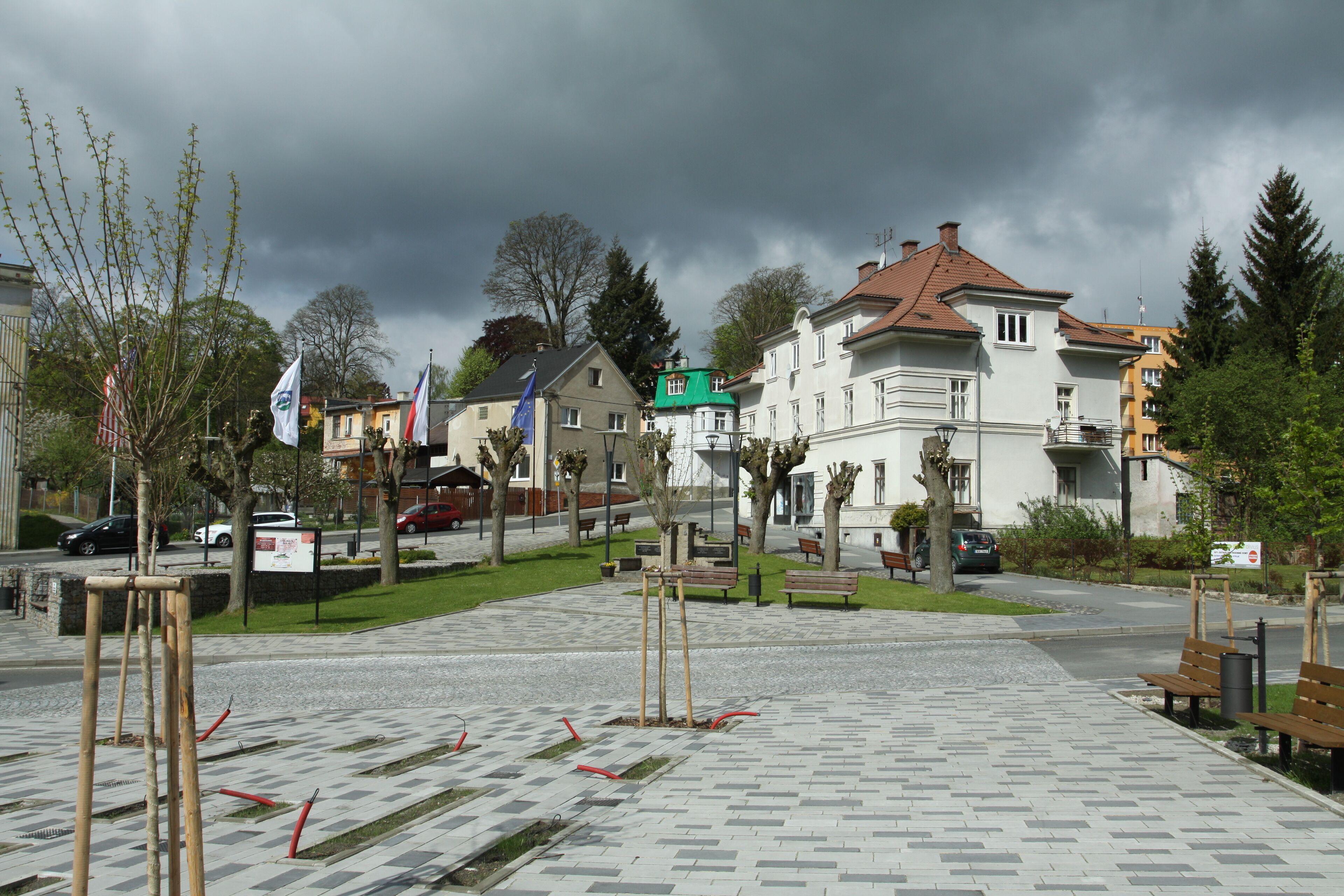 Town Hranice in Cheb district, Czech Republic