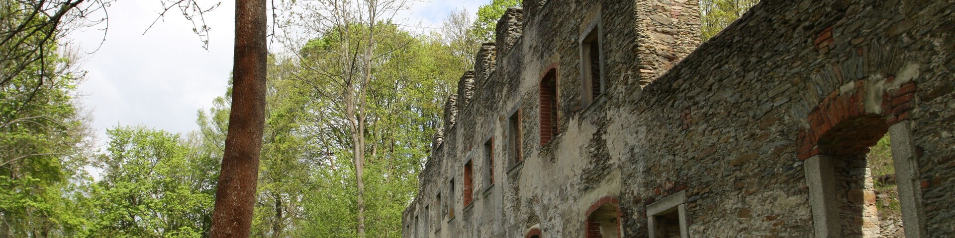 Castle Neuberg in Cheb district, Czech Republic