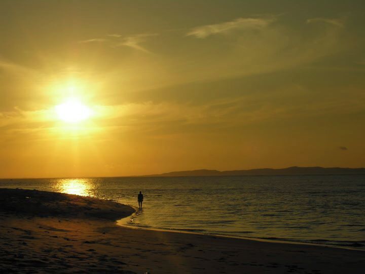 #BeachTips - Manda Island is in Lamu Province in Kenya across the harbour from the UNESCO World Heritage site of Lamu Town. To get to Manda Island, you land on an airstrip and have to take a boat to Diamond Beach Village. The boat pulls up onto this beach and you grab your bag and head off to your personal grass hut. Because this beach is almost on the Equator, the sand is boiling hot! You cannot walk across the sand in barefeet; you need to wear sandals. 