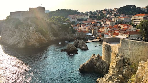 Walking the city walls of Dubrovnik around sunset - such an incredible view and plenty of little stops for gelato along the way.