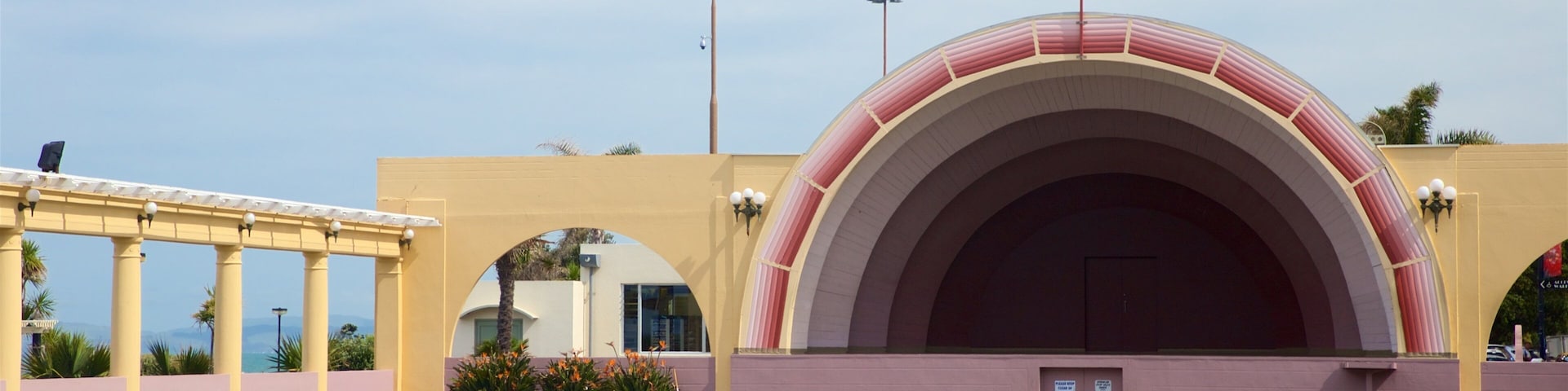 North Island which includes heritage elements and theater scenes