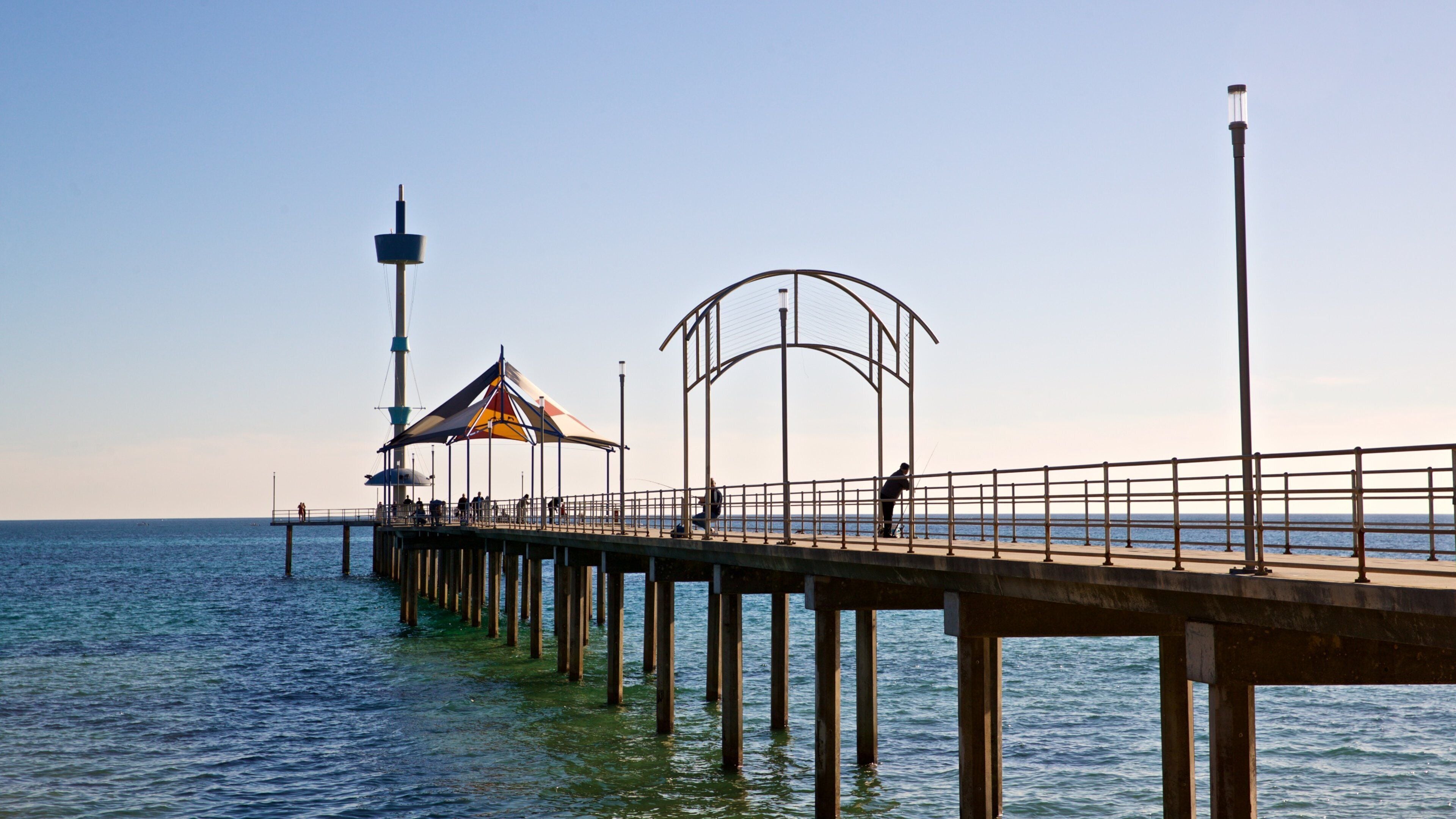 Brighton Beach which includes general coastal views