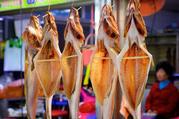 Pusan montrant marchés et nourriture