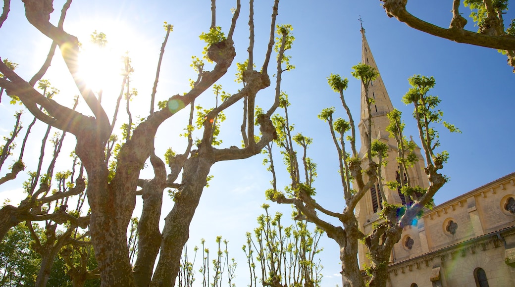 Burdeos mostrando arquitectura patrimonial y una iglesia o catedral