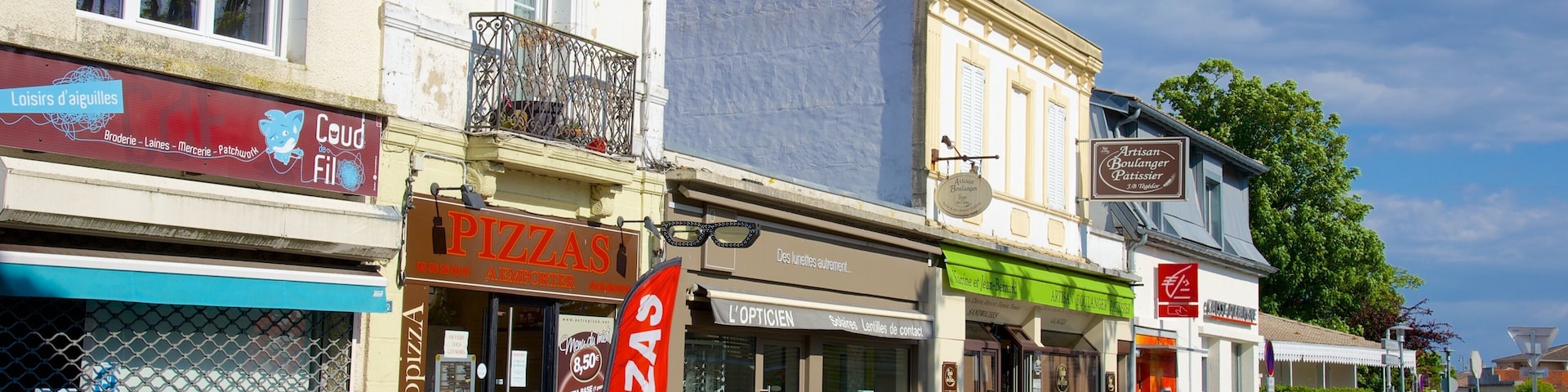 Bordeaux que inclui uma cidade litorânea