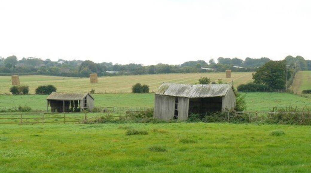 Grateley - Farm Buildings These two sheds can be seen opposite St Leonards Church.