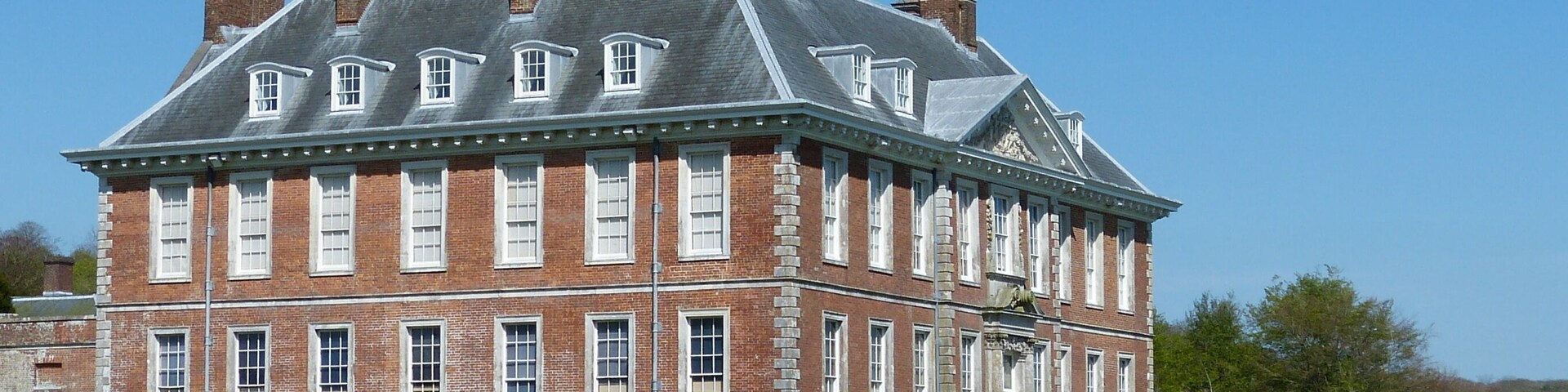 Uppark. A fine National Trust property on the top of the South Downs.