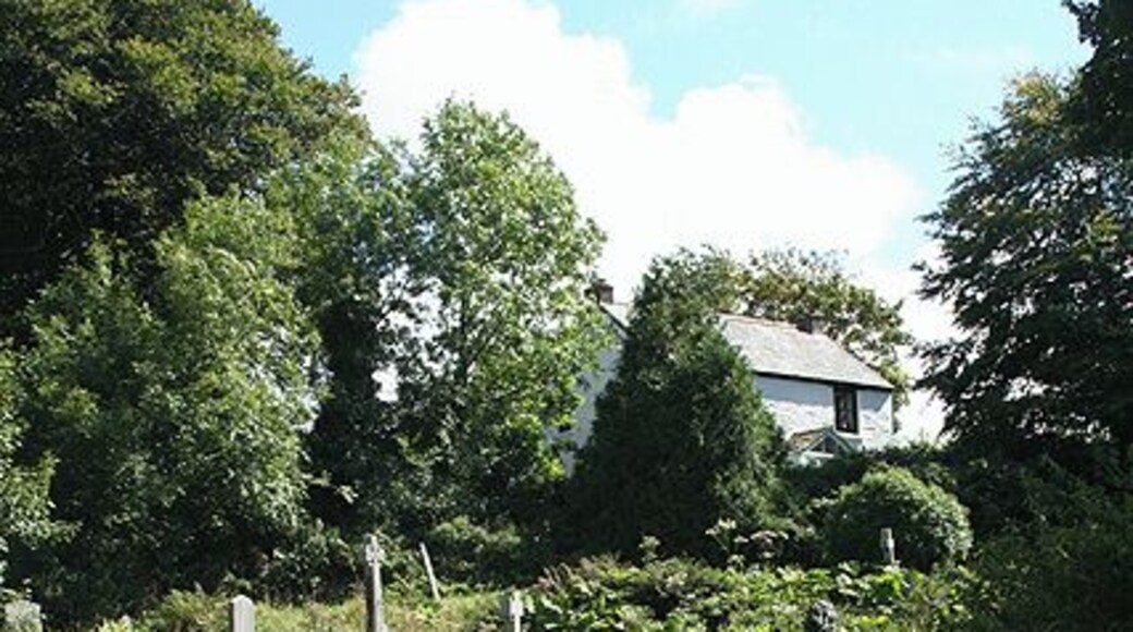 Part of St Julitta's parish churchyard, Lanteglos, near Camelford, Cornwall