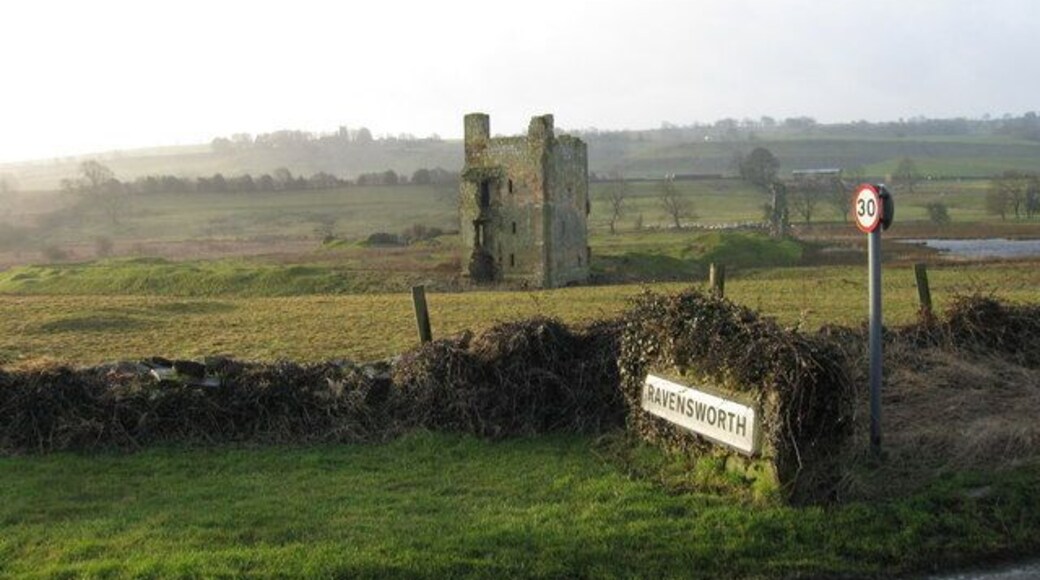 Ravensworth castle, near to Ravensworth, North Yorkshire, Great Britain.
